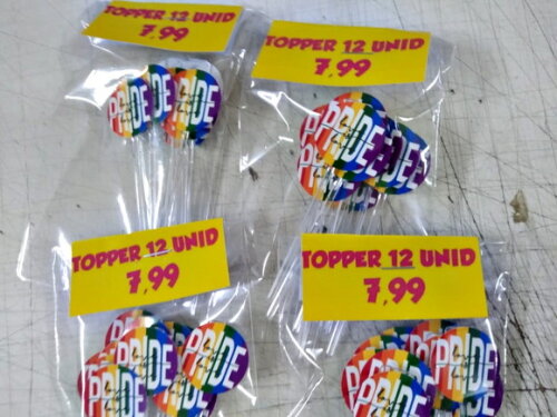 Lgbt Topper para Docinhos 36 Unidades