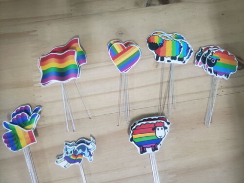 Lgbt Topper para Docinhos 36 Unidades Pronta Entrega