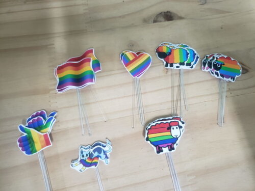 Lgbt Topper para Docinhos 36 Unidades Pronta Entrega