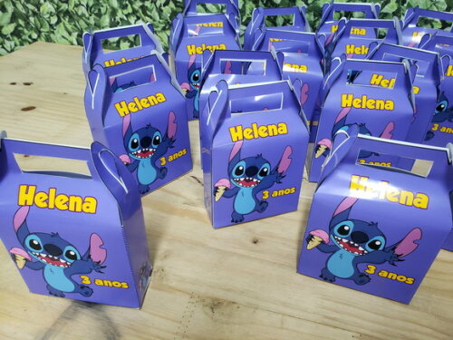 Lilo e Stitch Caixa Maleta Personalizada Pronta Entrega