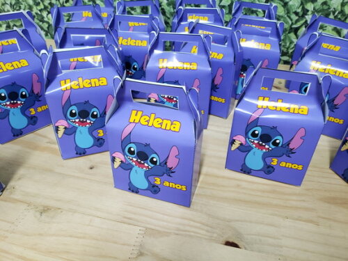 Lilo e Stitch Caixa Maleta Personalizada Pronta Entrega