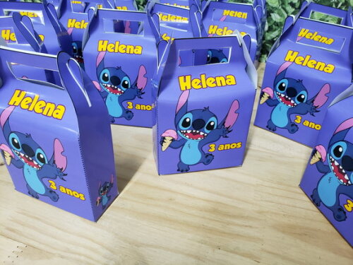 Lilo e Stitch Caixa Maleta Personalizada Pronta Entrega