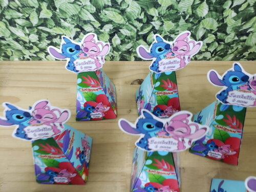 Lilo e Stitch Caixa Pirâmide Personalizada Pronta Entrega