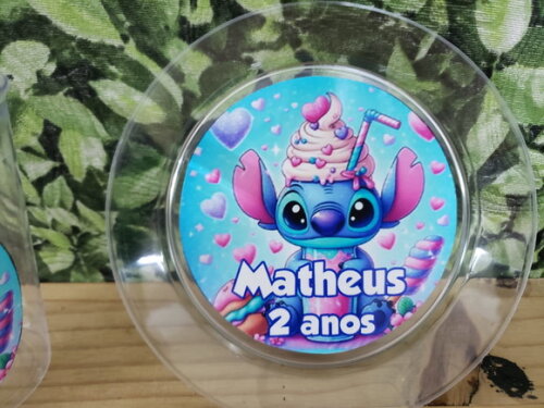 Lilo e Stitch Descartáveis Personalizados Pronta Entrega