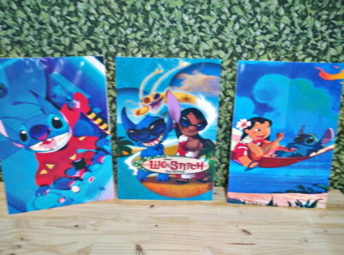Lilo e Stitch Kit de Parede 3 Peças Pronta Entrega