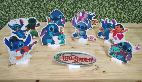 Lilo e Stitch Kit de Mesa Displays 9 Peças Pronta Entrega