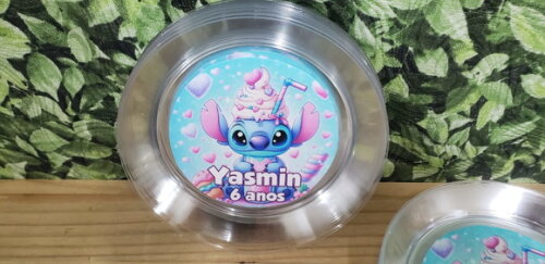 Lilo e Stitch Prato Sobremesa Personalizado Pronta Entrega