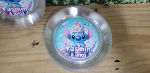 Lilo e Stitch Prato Sobremesa Personalizado Pronta Entrega