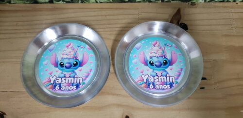Lilo e Stitch Prato Sobremesa Personalizado Pronta Entrega
