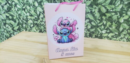 Lilo e Stitch Sacola Personalizada Pronta Entrega