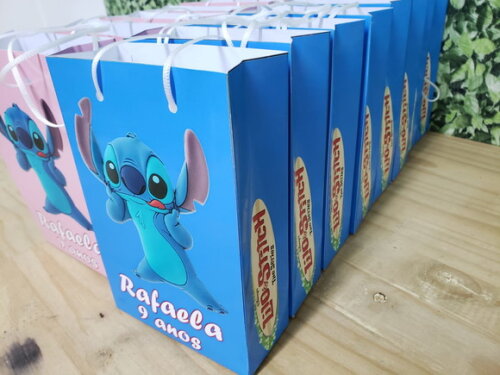 Lilo e Stitch Sacola Personalizada Pronta Entrega