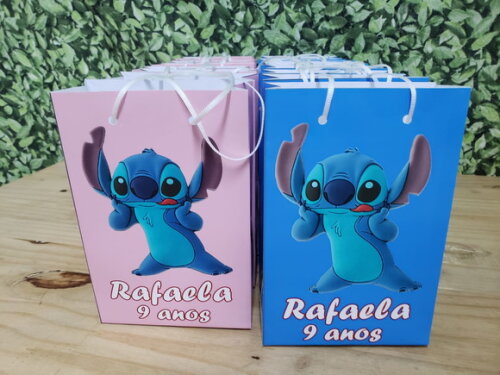 Lilo e Stitch Sacola Personalizada Pronta Entrega