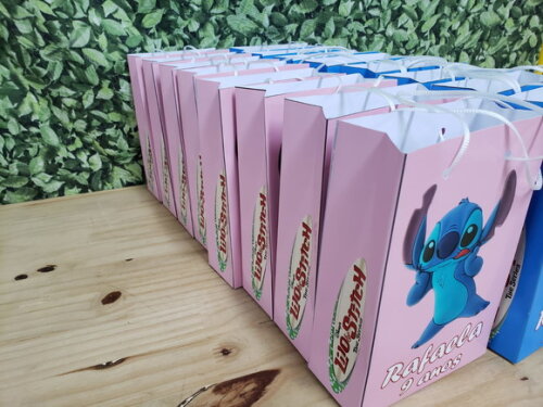 Lilo e Stitch Sacola Personalizada Pronta Entrega