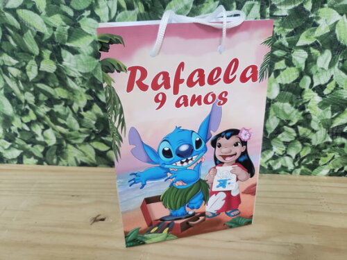 Lilo e Stitch Sacola Personalizada Pronta Entrega