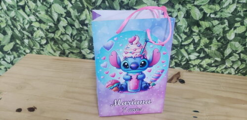 Lilo e Stitch Sacola Personalizada Pronta Entrega Tam Médio