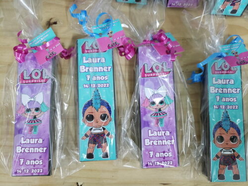 Lol Lembrancinha Dominó Embalada e Personalizada