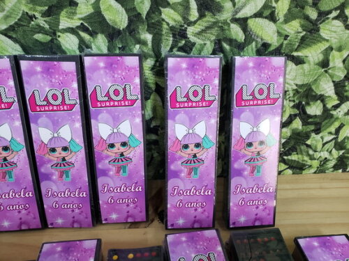 Lol Lembrancinhas Dominó Personalizado Pronta Entrega
