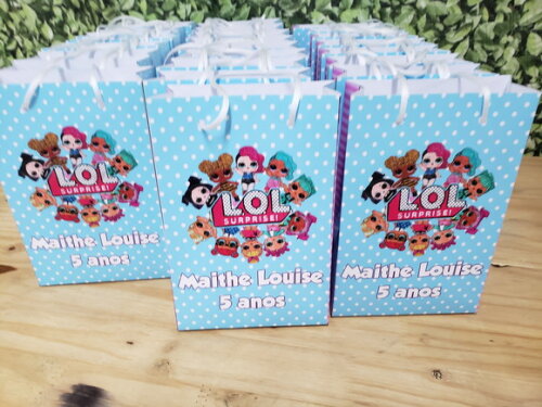 Lol Surprise Sacola Personalizada Pronta Entrega
