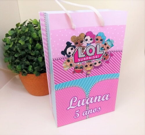 Lol Surprise Sacola Personalizada Pronta Entrega