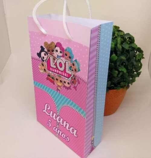 Lol Surprise Sacola Personalizada Pronta Entrega