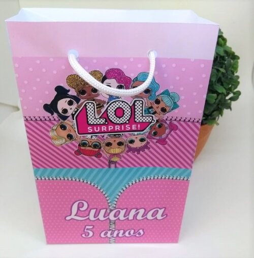 Lol Surprise Sacola Personalizada Pronta Entrega
