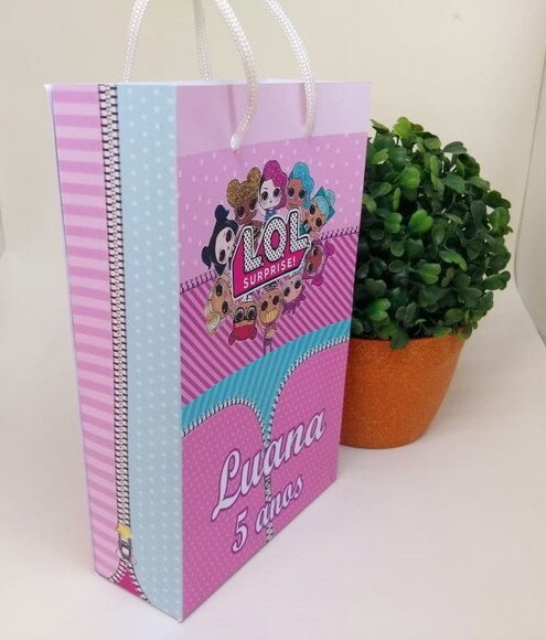 Lol Surprise Sacola Personalizada Pronta Entrega