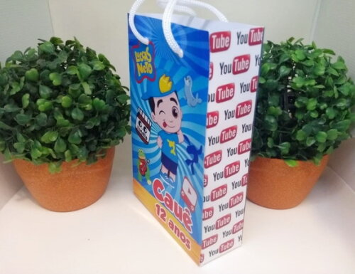 Lucas Neto Sacola Personalizada Pronta Entrega