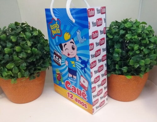 Lucas Neto Sacola Personalizada Pronta Entrega