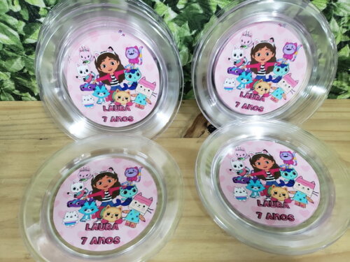 Magica Casa da Gabby Pratos Personalizados Pronta Entrega