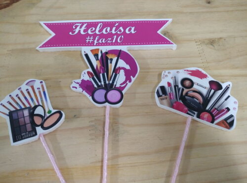 Make Topo de Bolo Personalizado Pronta Entrega
