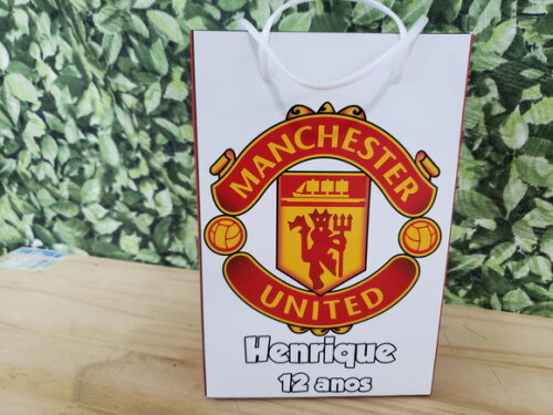 Manchester United Sacola Personaliza T 20x13,5x5,5 cm