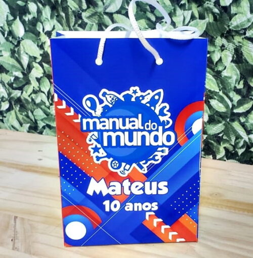 Manual do Mundo Sacola Personalizada Pronta Entrega