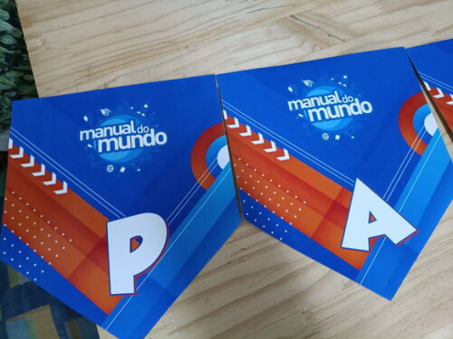 Manual do Mundo Varal Personalizado Parabens Mais Nome