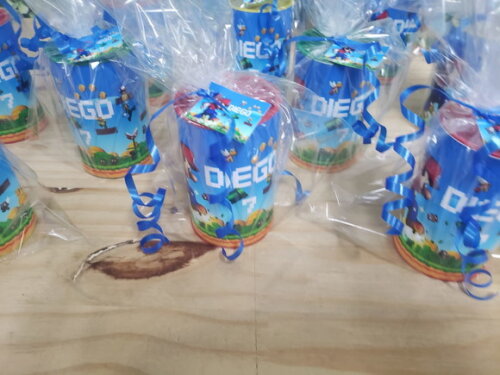 Mario Bross Lembrancinha Cofrinho Personalizado