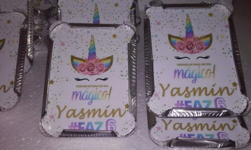 Marmitinhas Unicornio Personalizadas