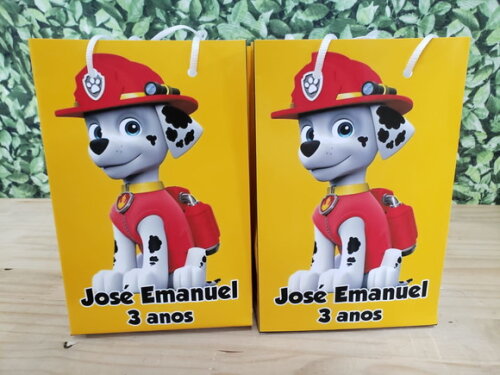 Marshall Patrukha Canina Sacola Personalizada Pronta Entrega