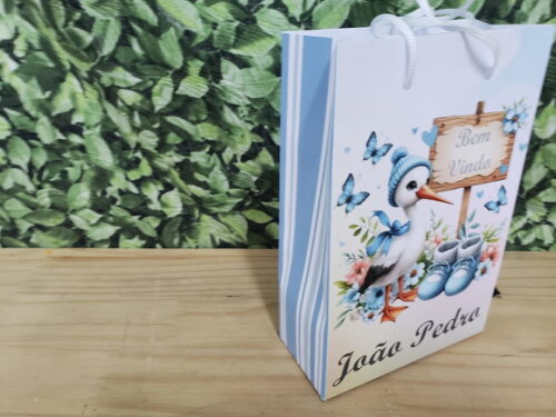 Maternidade Sacola Personalizada Pronta Entrega