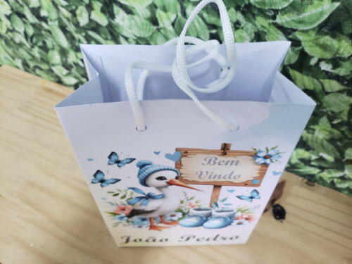 Maternidade Sacola Personalizada Pronta Entrega