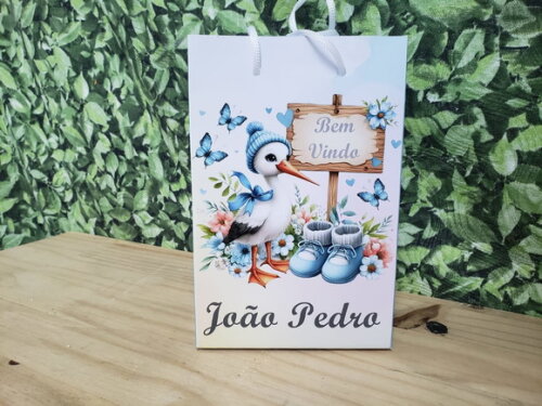 Maternidade Sacola Personalizada Pronta Entrega