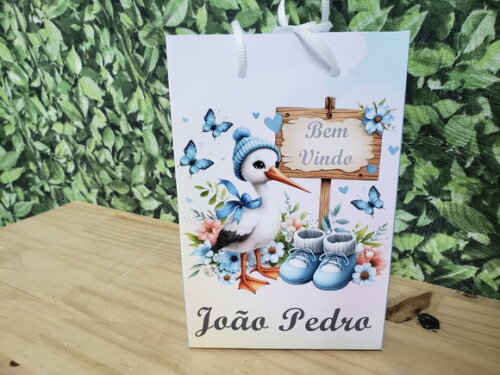 Maternidade Sacola Personalizada Pronta Entrega