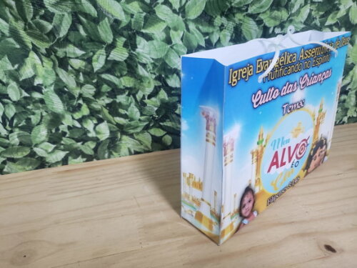 Meu Alvo É o Céu Sacola Personalizada Pronta Entrega