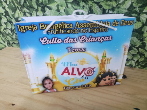 Meu Alvo É o Céu Sacola Personalizada Pronta Entrega