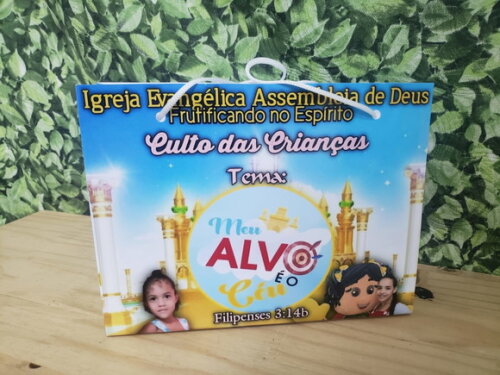Meu Alvo É o Céu Sacola Personalizada Pronta Entrega