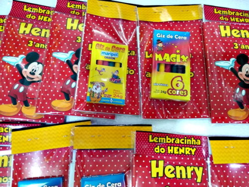 Mickey Caderninho para Colorir Personalizado 10 Unidades