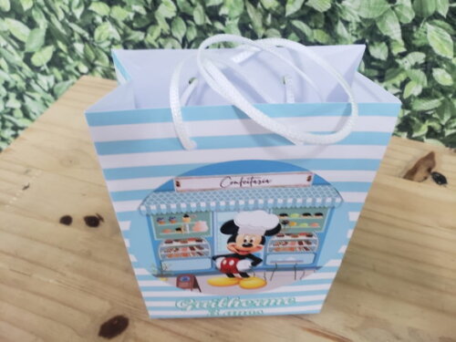 Mickey Confeiteiro Sacola Personalizada Pronta Entrega