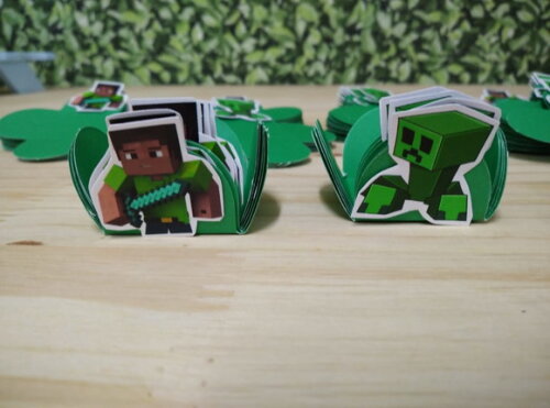 Minecraft 36 Forminhas Decoradas Pronta Entrega