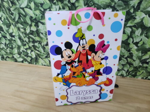 Minie e Sua Turma Sacola Personalizada Pronta Entrega