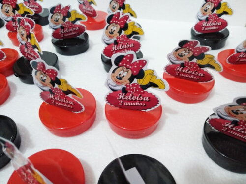 Minie Latinhas com Display Personalizado Pronta Entrega