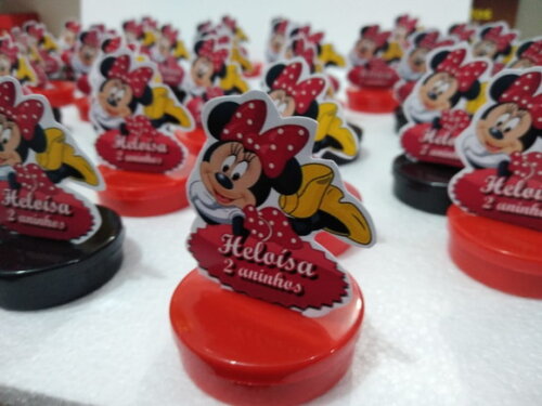 Minie Latinhas com Display Personalizado Pronta Entrega