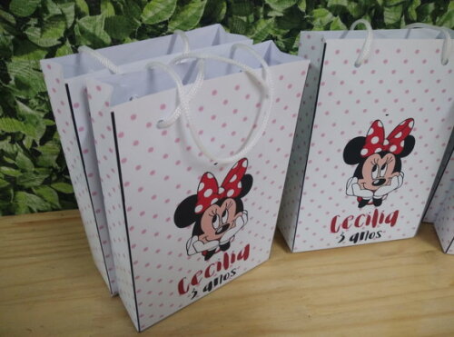 Minie Sacola Personalizada Pronta Entrega